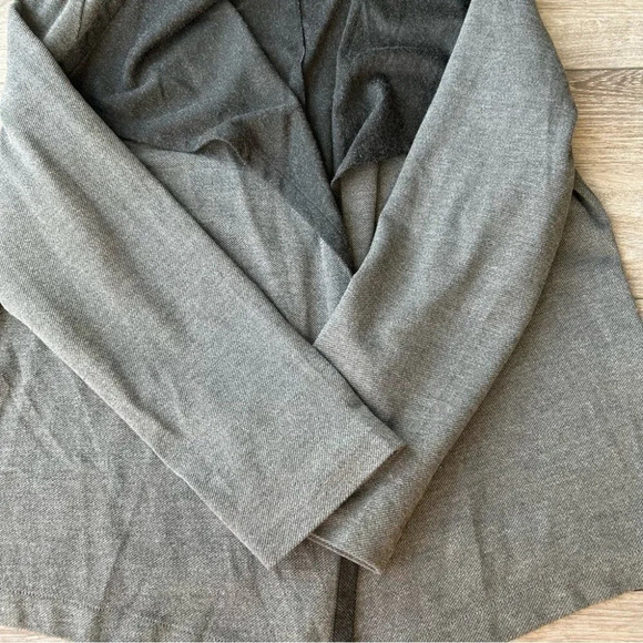 Tavora Grey  Waterfall Open Front Cardigan Made in Canada - Picture 6 of 15